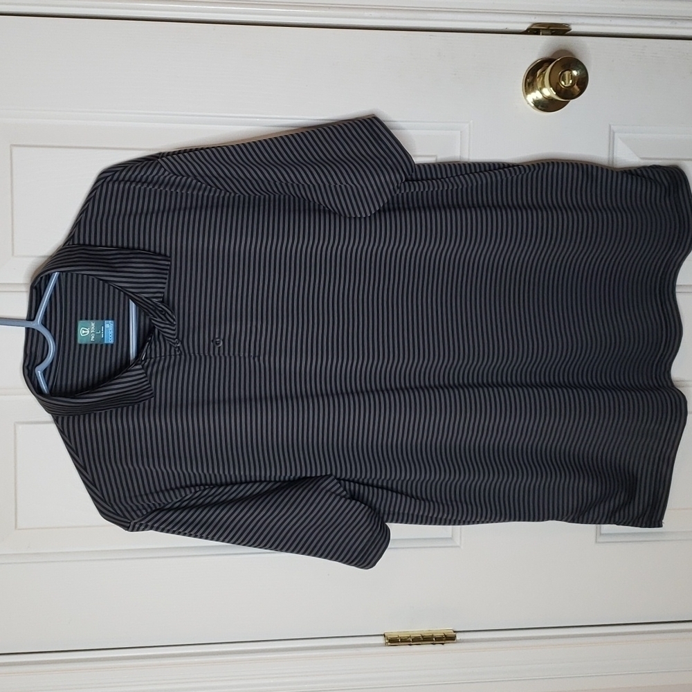Pro Tour Striped Polo Size L